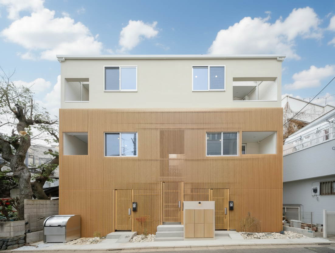 T's Cuore BLISS自由が丘_外観_青空